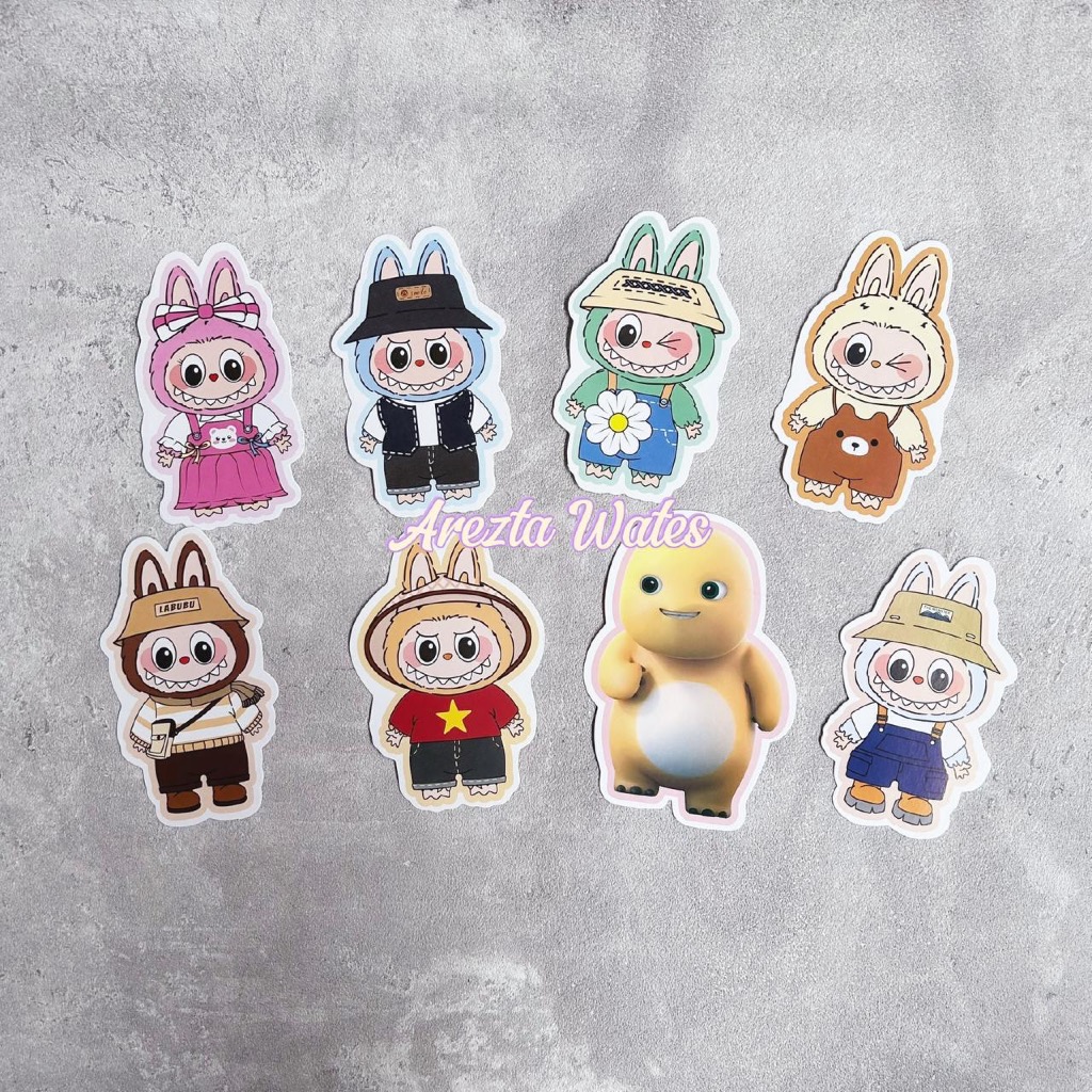 

Amplop isi 5pcs Lebaran karakter anak Labubu 3D 2sisi