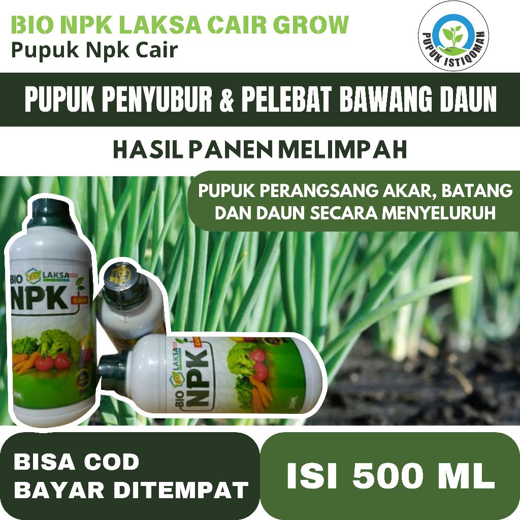 [PENYUBUR BAWANG ] Pupuk Daun Bawang Merah Terbaik  - Pupuk Penyubur Bawang Daun Npk Laksa