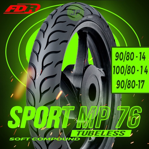 BAN LUAR FDR CHAMPION SOFT COMPUND MP 76 RING 14 RING 17 TUBELESS RACING