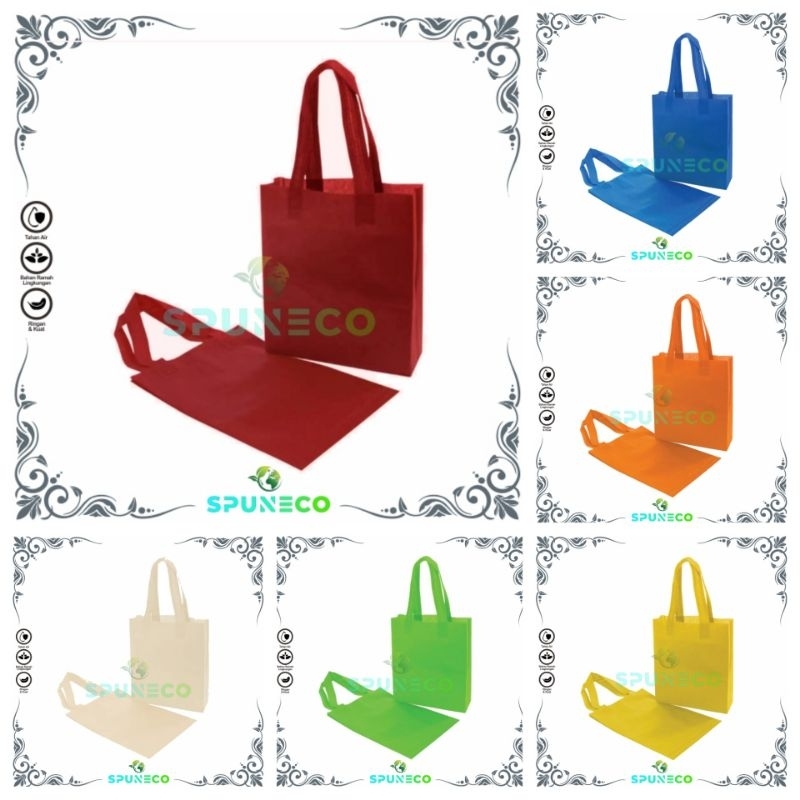 

HLS 20X30X8 (1 Lusin) TAS SPUNBOND MODEL TALI GOODIEBAG HAMPERS SOUVENIR