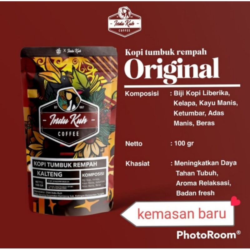 

KOPI TUMBUK REMPAH ORIGINAL INDUKUH COFFEE KHAS KALIMANTAN TENGAH