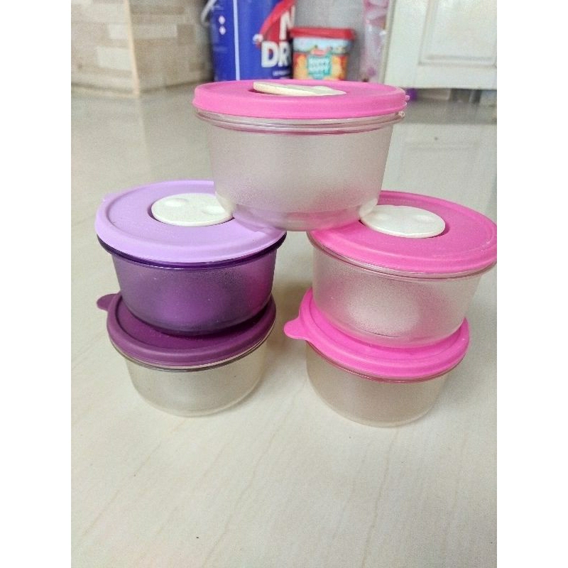 crystal bowl 400ml bowl sup tupperware second preloved