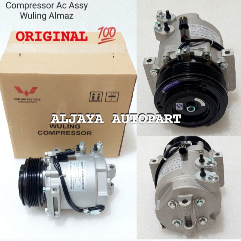 Compressor Kompresor assy AC Wuling ALmaz Cortez 1.8cc Original