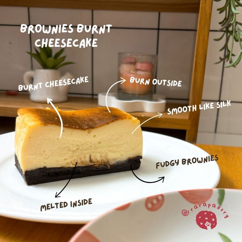 

Brownies Burnt Cheesecake SLICE