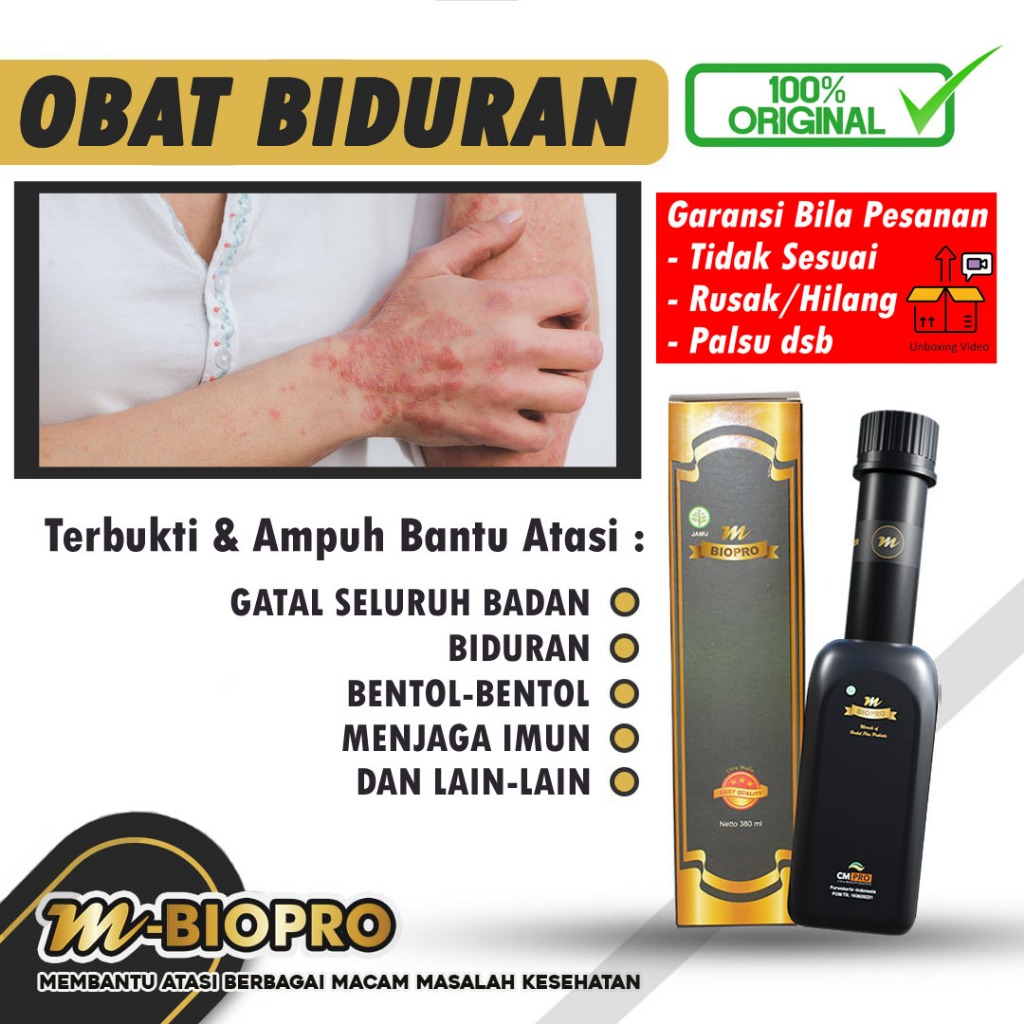 M BIOPRO 100% ORIGINAL OBAT BIDURAN PALING AMPUH HERBAL BPOM