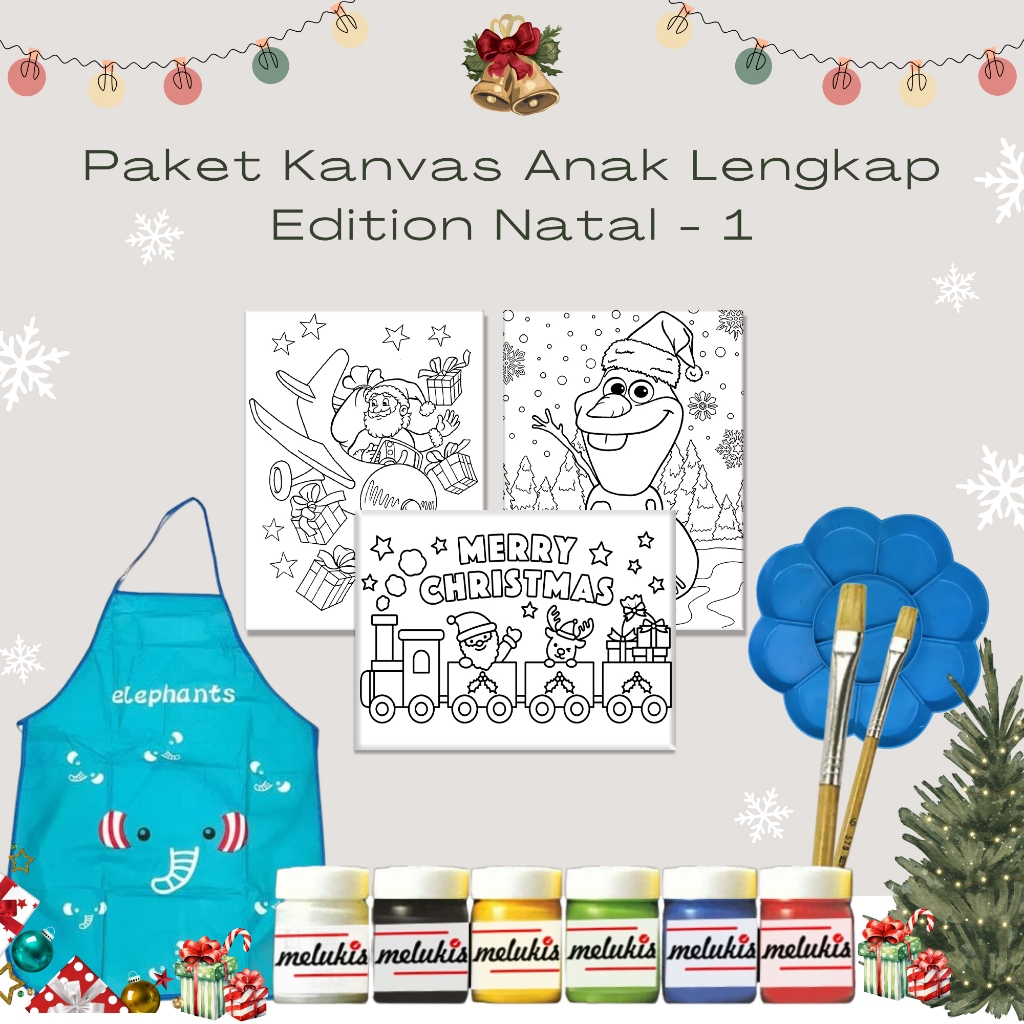 

Paket Kanvas Lukis Edition Natal - 1 Gambar Anak Mewarnai Lengkap Terbaru