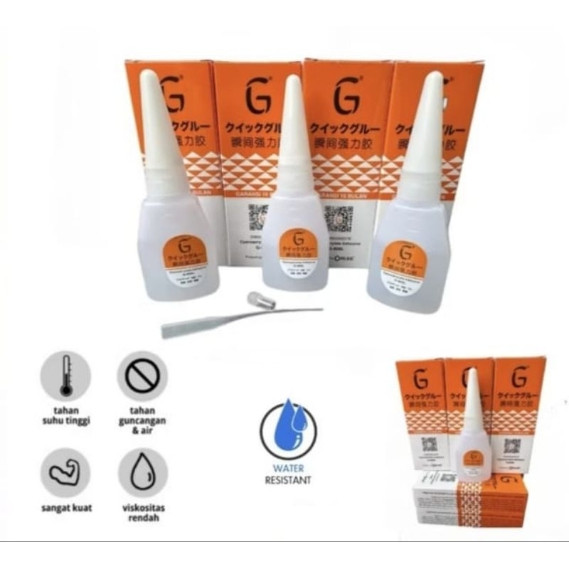 

Lem G Korea Ori Super Glue Cair Lem Setan Barcode Original 100%