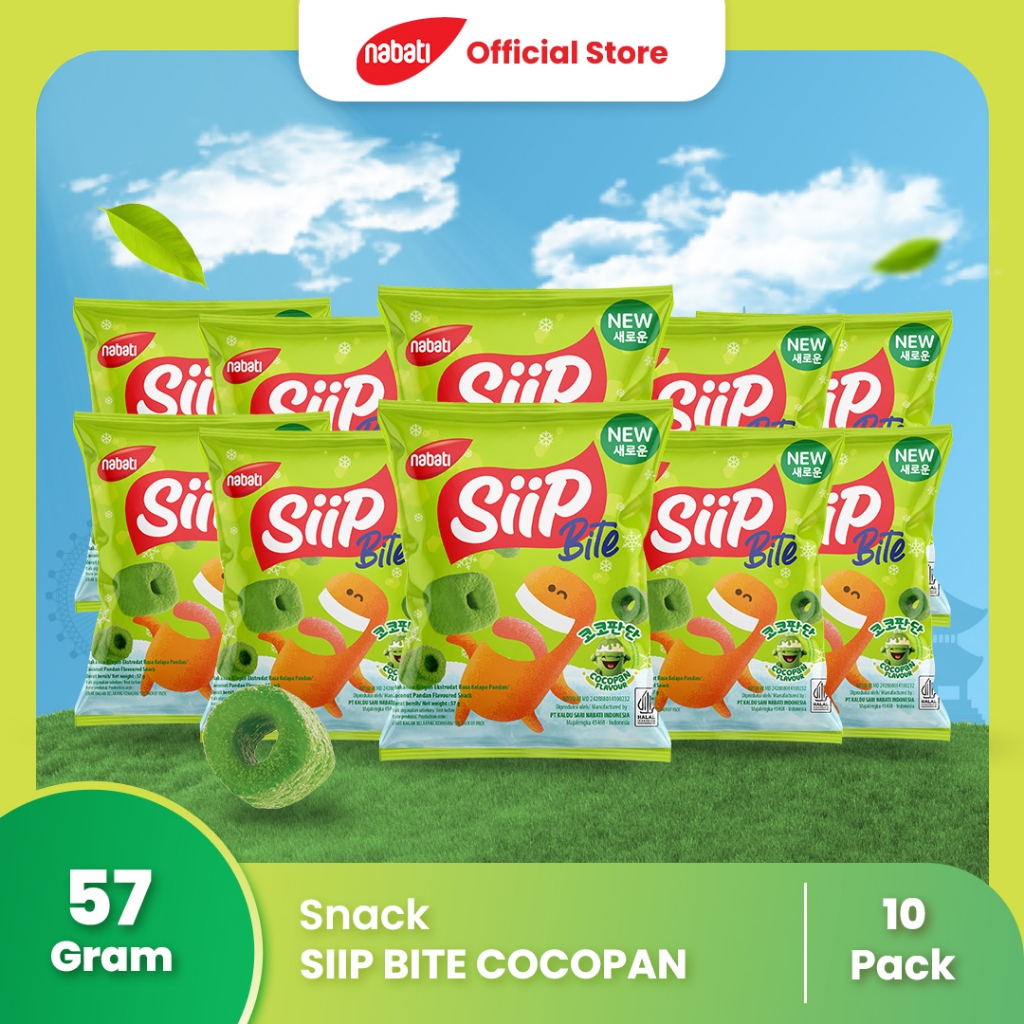 

Siip Bites Cocopan 57g (PAKET ISI 10)