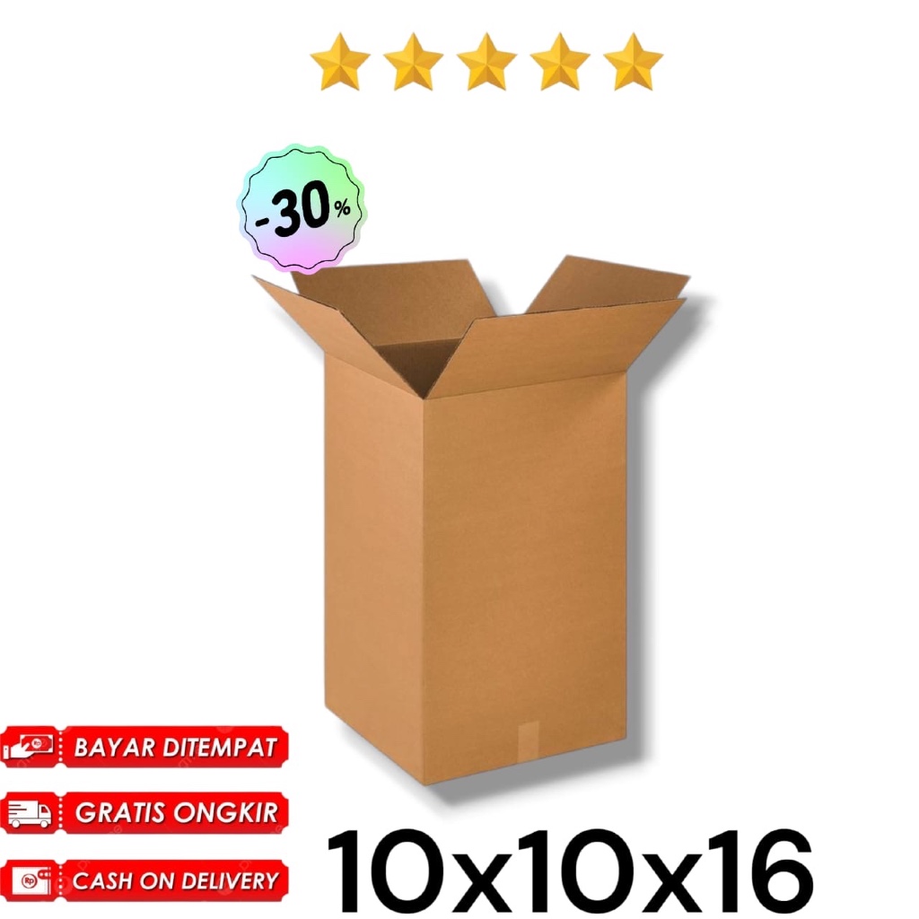 

kardus ukuran 10x10x16 Kardus Packing - Karton Box Dus Packaging Polos Murah/ karton/kotak ulang tahun/kardus kecil/ kotak hampers /kardus grosir /kardus diskon /kardus murah/ kardus tempat botol