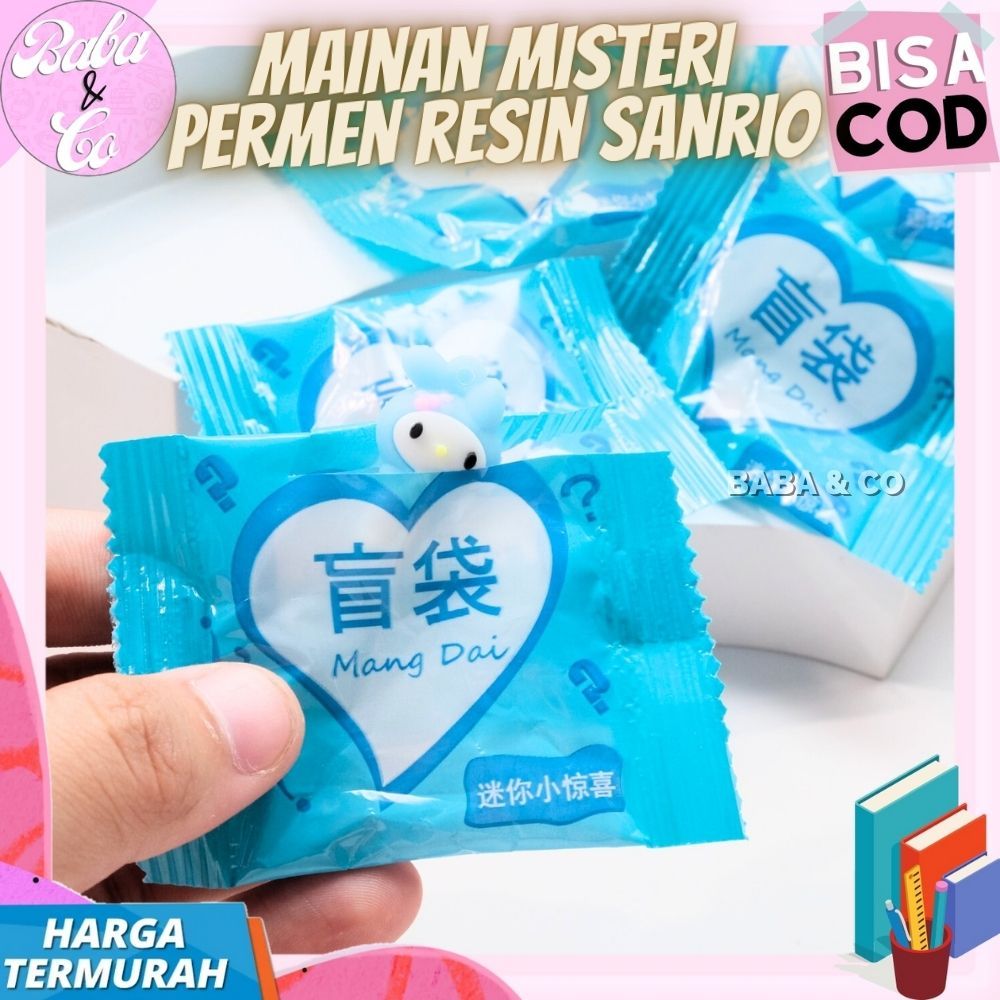 MAINAN MISTERI PERMEN BLIND BOX RESIN PERMEN LUCU UNIK IMUT MYSTERY PAPCK PERMEN RESIN CLAY IMUT