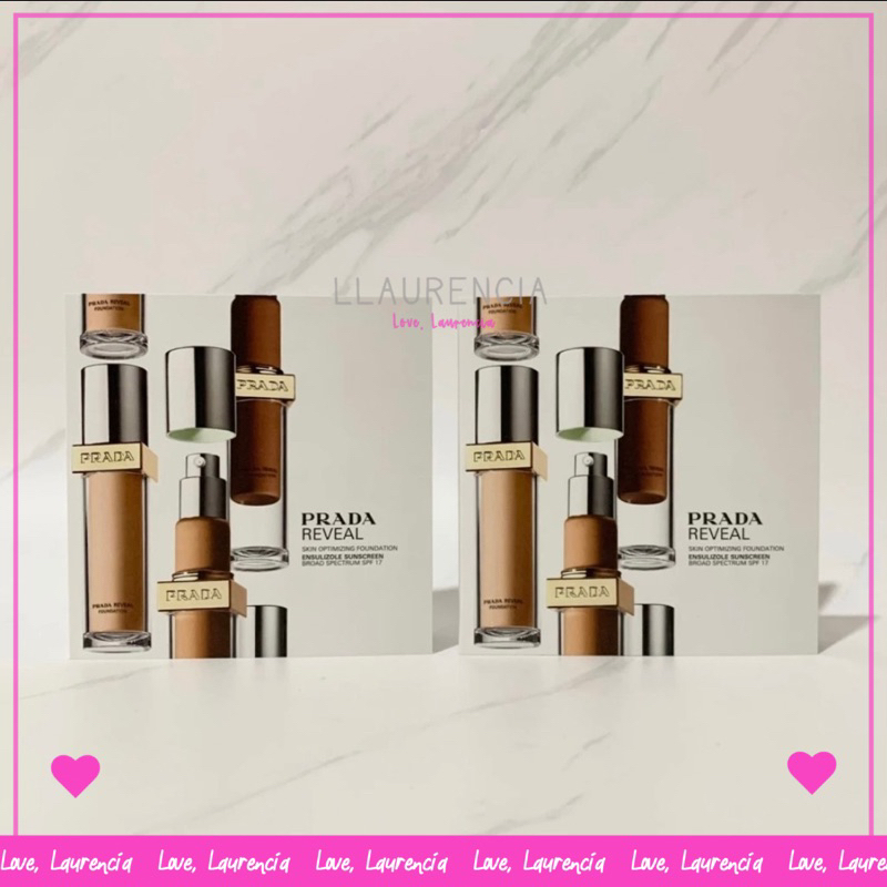 Prada Beauty Reveal Skin Optimizing Soft Matte Foundation SAMPLE SET