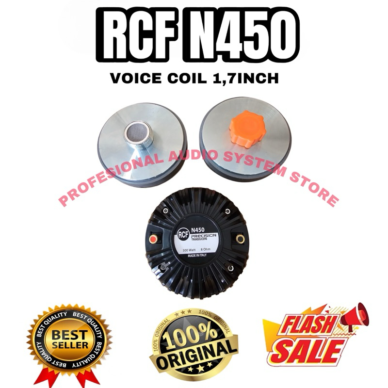 DRIVER TWEETER RCF N450 N 450 N-450 SPOOL 1,7INCH TWEETER 500WATT MURAH MERIAH