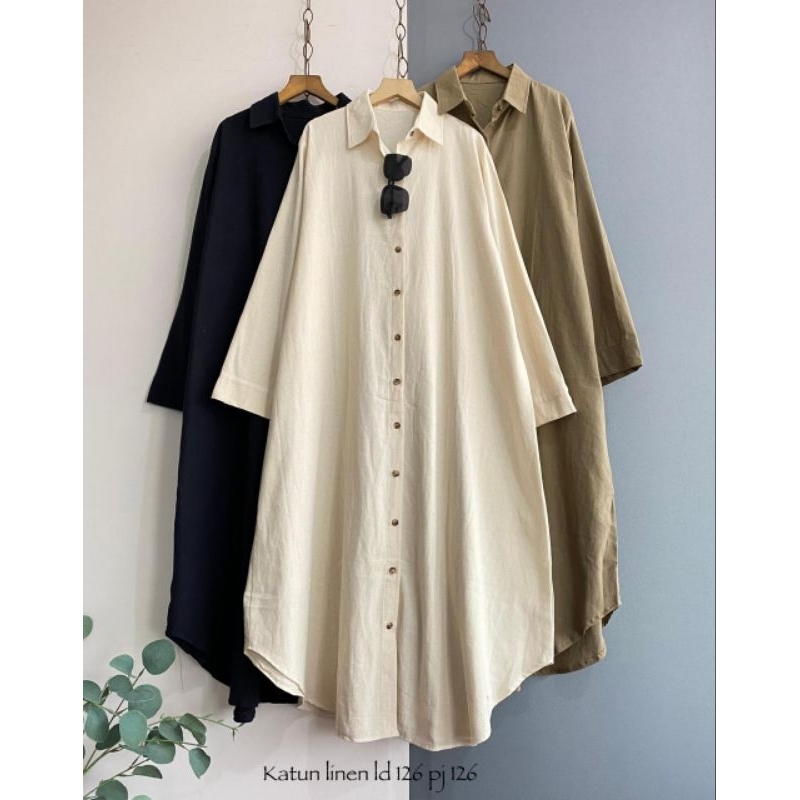 TUNIK KATUN LINEN