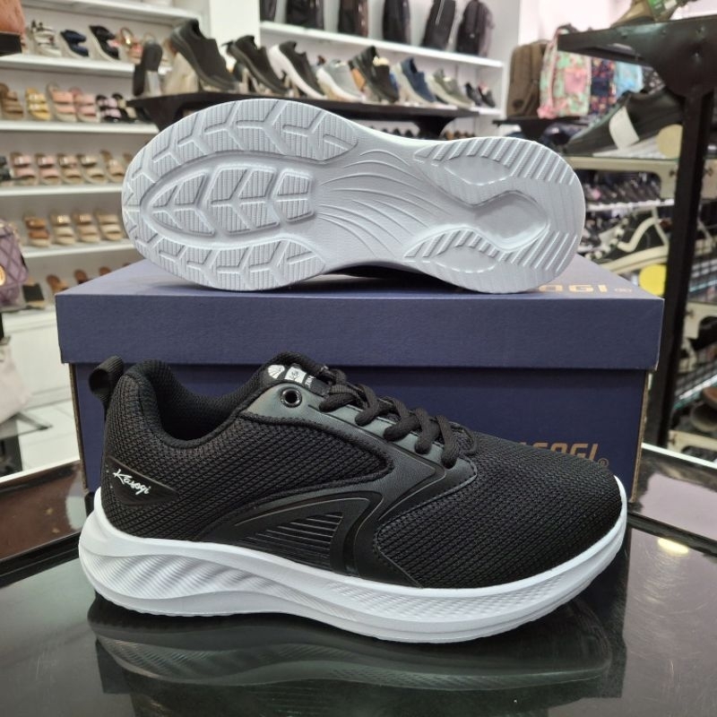 Sepatu Sekolah KASOGI | Kansas | Hitam Putih