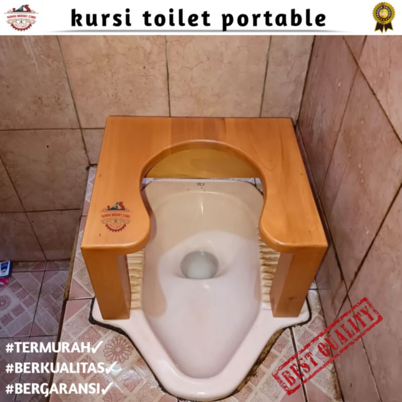 TERMURAH!! dudukan toilet,closet jongkok,tempat duduk kamar mandi,kursi kayu toilet duduk,kursi toil