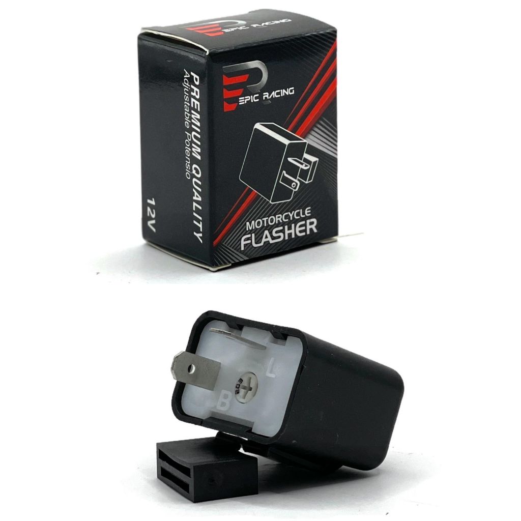 FLASHER SEN / Relay Lampu BISA SETTING UNTUK ATUR KECEPATAN KEDIP SEN HIGH QUALITY PREMIUM