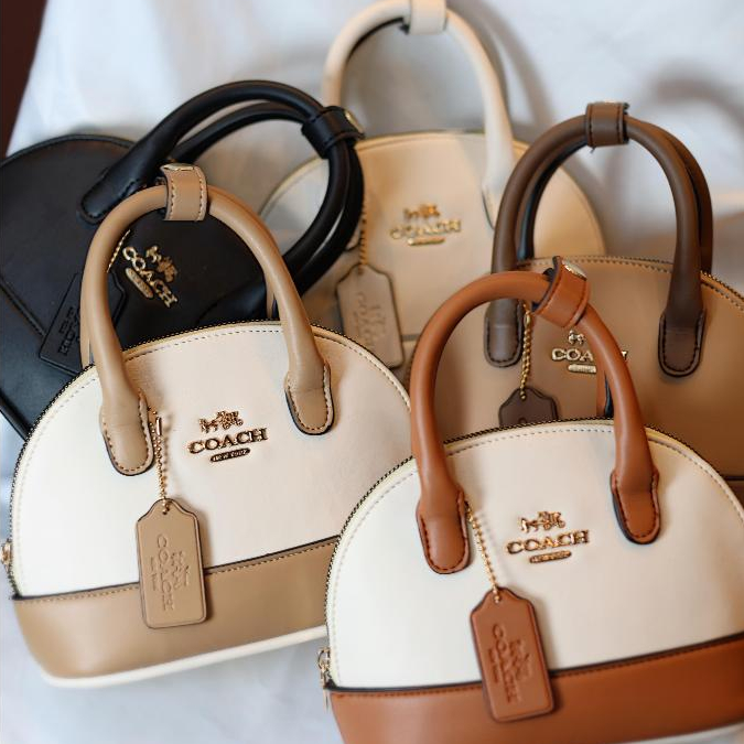 FREE BOX Tas C0ach Wanita Tas Bahu Alma Bags Import Top Slempang Terkini