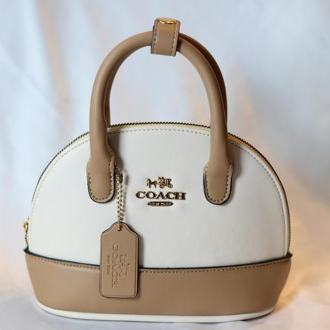 C0achh Tas Selempang Wanita 2 Tali Bahan Kulit AlmaBag Mini Look Import Fashion Free Coverbag + Free