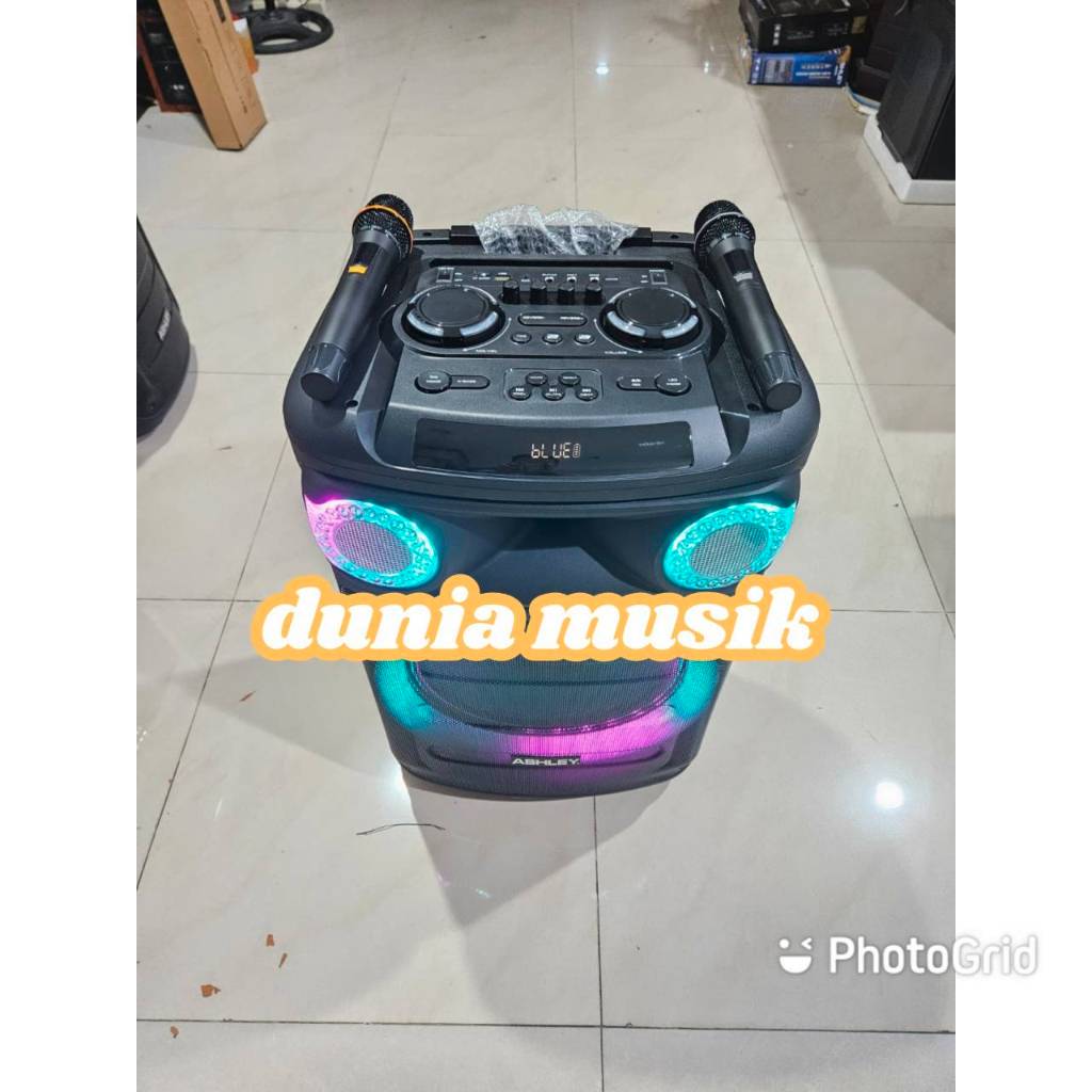 speaker portable ashley joss15 joss 15 free 2 mic pegang