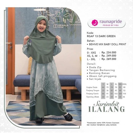 RAUNA GAMIS ANAK RGAF 13