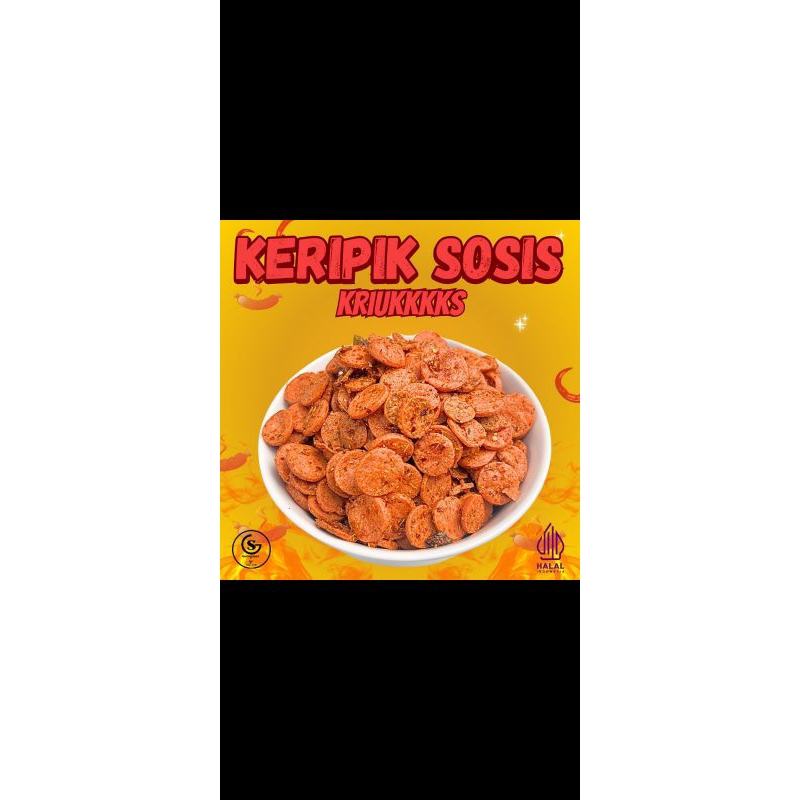 

LANGSUNG KIRIM!! KERIPIK SOSRENG SOSIS GORENG PEDAS CIKRUH 400gr