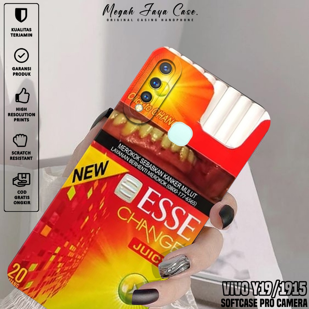 Softcase Hp VIVO Y19 / VIVO 1915 - Case Hp VIVO 1915 / VIVO Y19 Motif ESS - Casing Hp VIVO Y19 - Sof