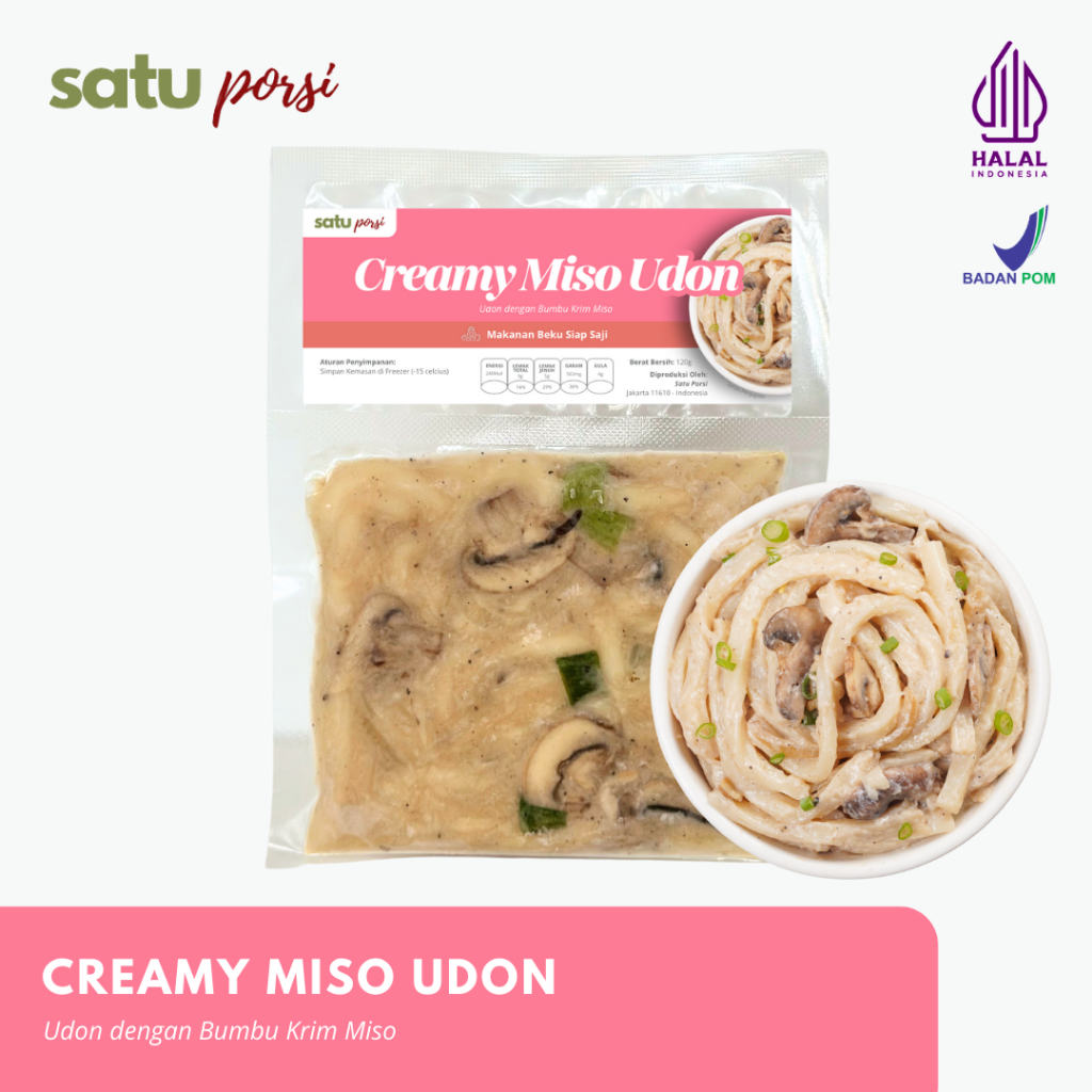 

Satu Porsi Creamy Miso Udon