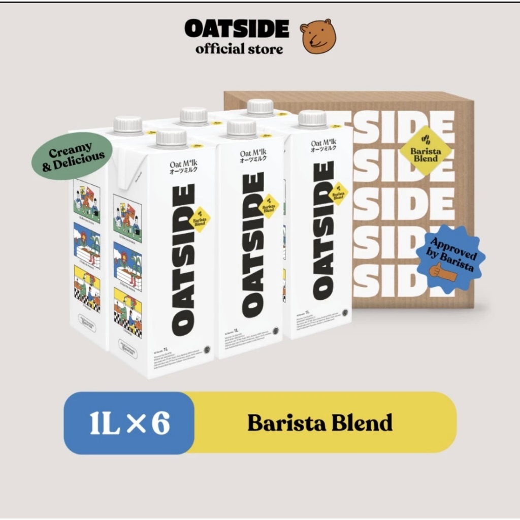 

Oatside Oat Milk 1liter (6pcs) / 1 Karton