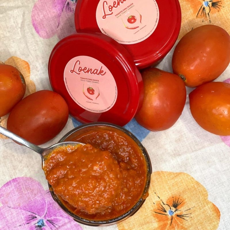 

Loenak Sambal Tomat 150gr Tanpa Bahan Pengawet Tanpa MSG - Bahan Asli Cabai Tomat