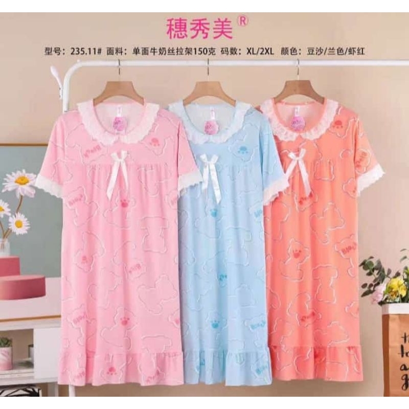 Daster Wanita Dewasa Bahan Katun Motif 03 Terbaru