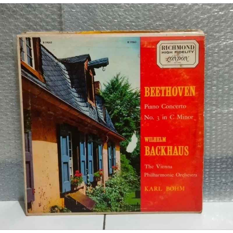 VINYL PIRINGAN HITAM 12 BEETHOVEN WILHELM BACKHAUSE