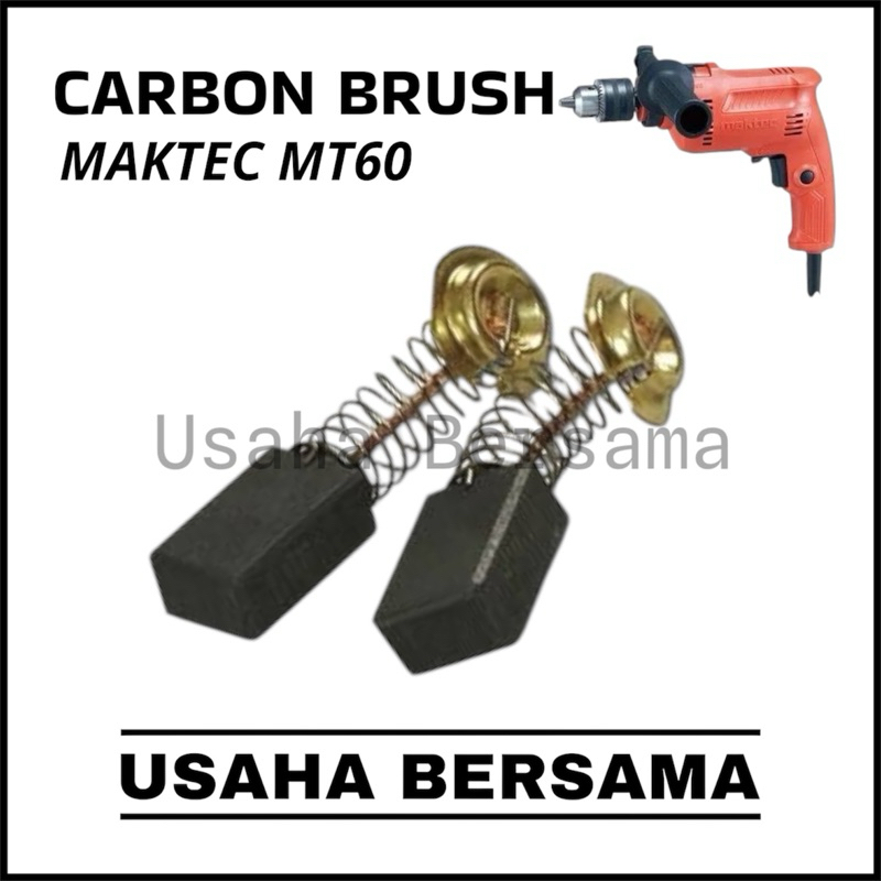 CARBON BRUSH FOR MESIN BOR MAKTEC MT60 / BROSTEL MAKTEC MT60  / BOSTEL COAL BOR IMPACT MAKTEC MT 60 
