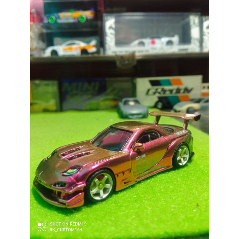 Custom Hot Wheels mazda rx 7 resin body replace