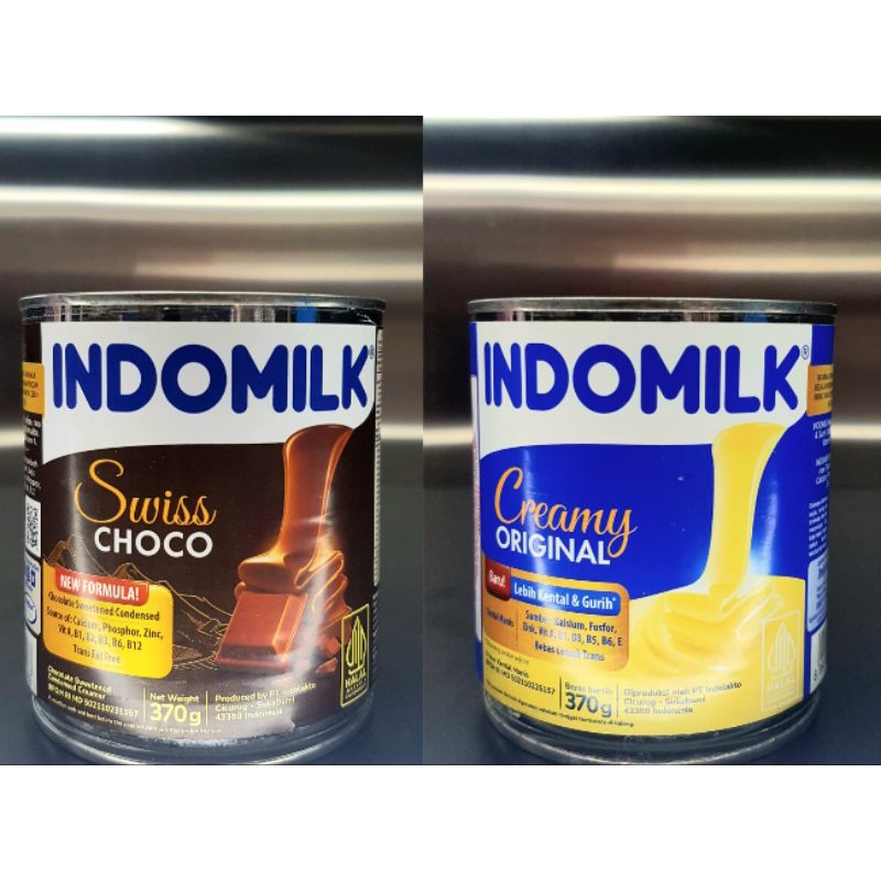 

Indomilk Kaleng Kental Manis Variant Creamy Original/Swiss Choco 370 gram