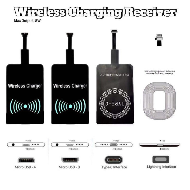 Qi Chip Wireless Charging Receiver Smartphone / Adapter Wireless Charging Add on / Wireless Receiver