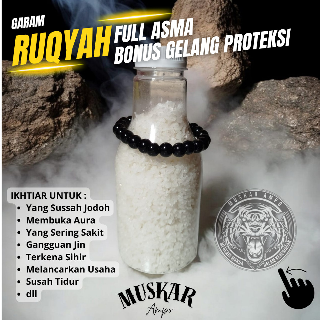 

Garam Crystal Ruqyah Murni - Penangkal Energi Negatif & Pemurnian Spiritual