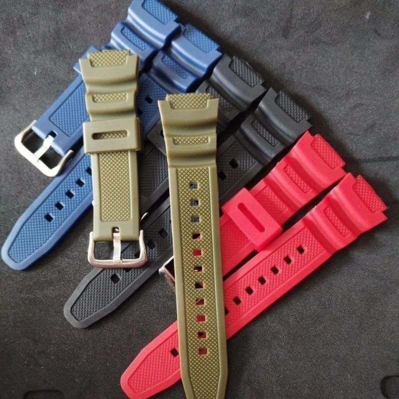 Strap Tali Jam Tangan Casio SGW-500 SGW-450 SGW-400 SGW-300 Tali Casio SGW500 SGW450 SGW300 Free Pen