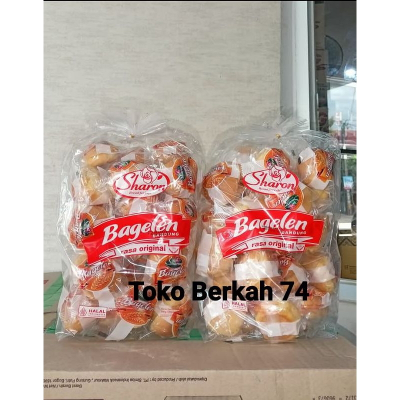 

ROTI BAGELEN BANDUNG SHARON BAKERY rasa ORIGINAL isi 30pc