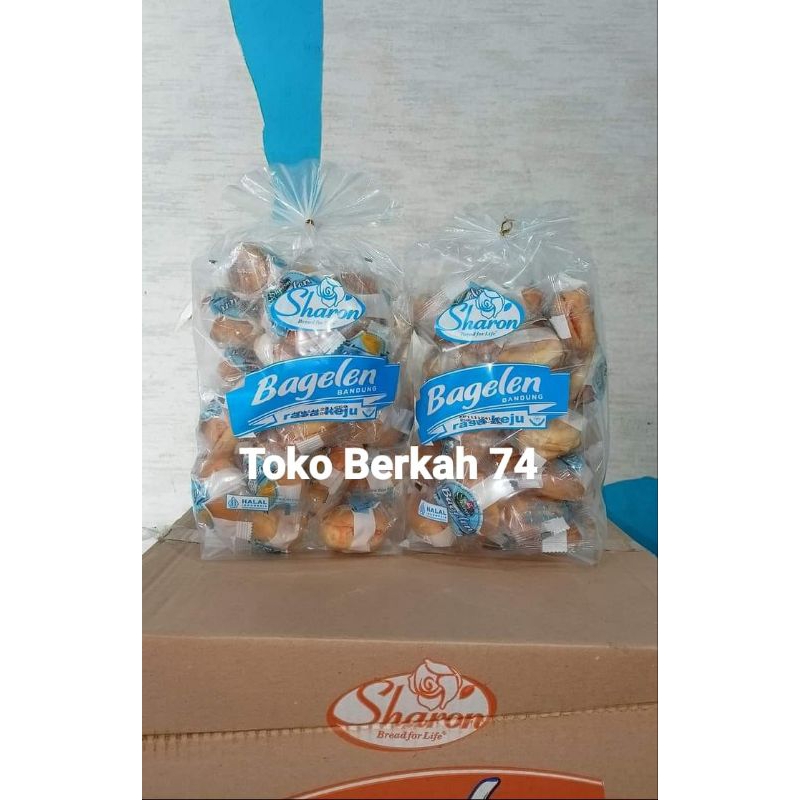 

ROTI BAGELEN BANDUNG SHARON BAKERY RASA KEJU ISI 30pc