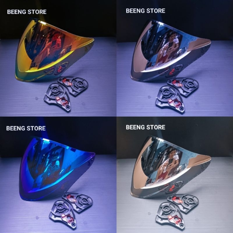 KACA VISOR IRIDIUM HELM NJS KAIROZ