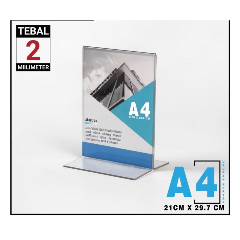 

AKRILIK TEMPAT BROSUR A4 (NEW)