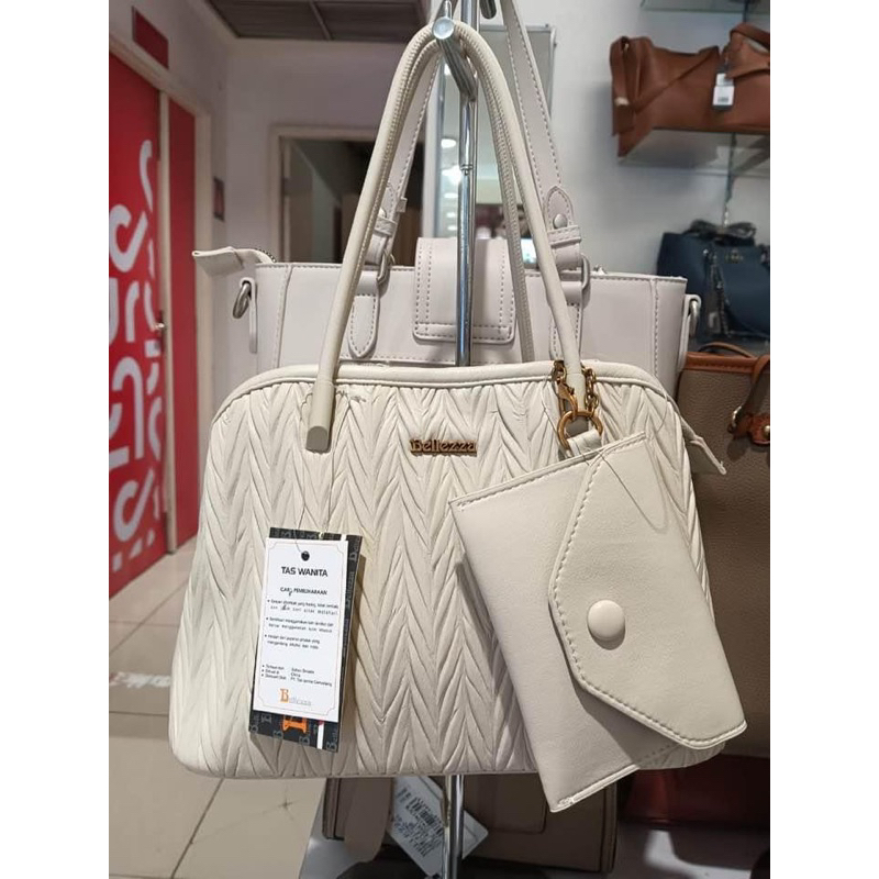 Bellezza Ms691B Original Store Tas Wanita Jinjing Selempang Handbag Fashion Mall Formal