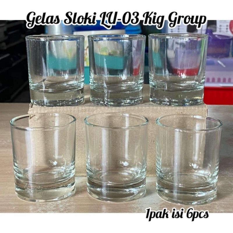 KIG GROUP - GELAS SLOKI LU-03 PER 6PCS