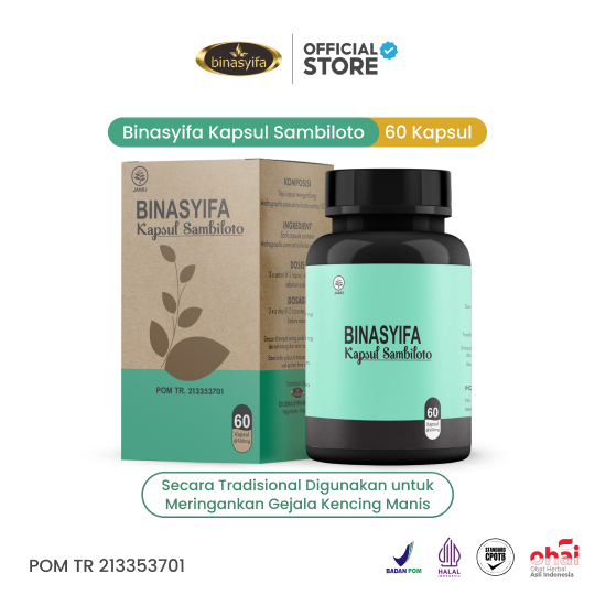 BINASYIFA Sambiloto 60 Kapsul BPOM