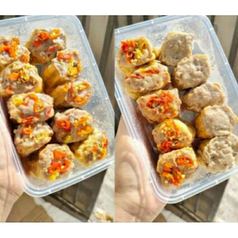 

tahu bakso/tahu gimbal pedas dan ori hanya pengiriman instan