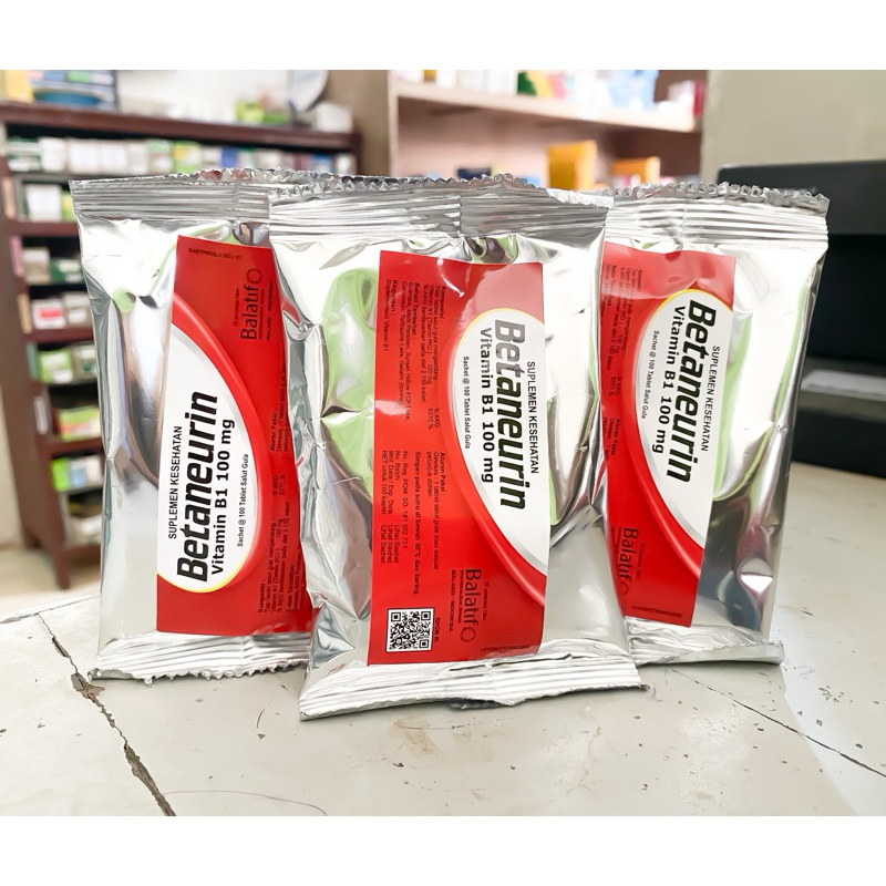 BETANEURIN TABLET VITAMIN B1 ZAK ISI 100 TABLET