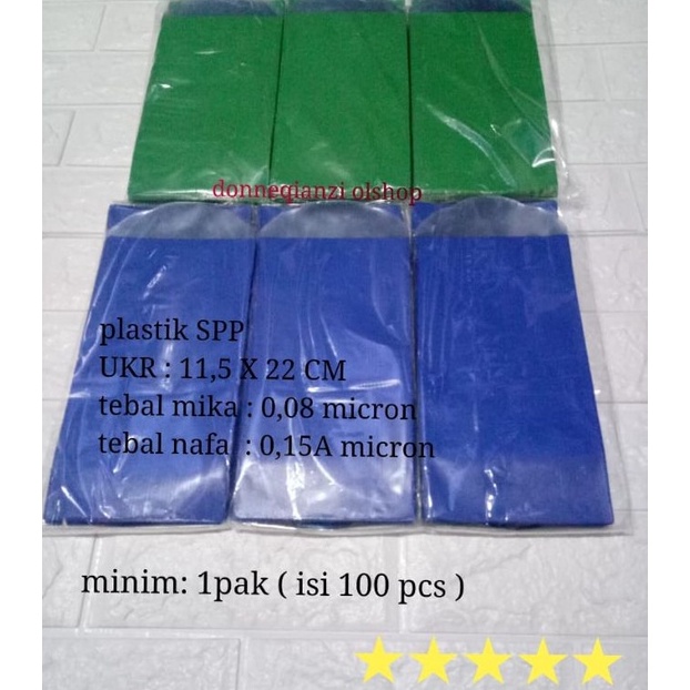

rwReady Stock plastik SPP plastik iuran 115 X 22 CM minim 1 pak isi 1pcs Z92