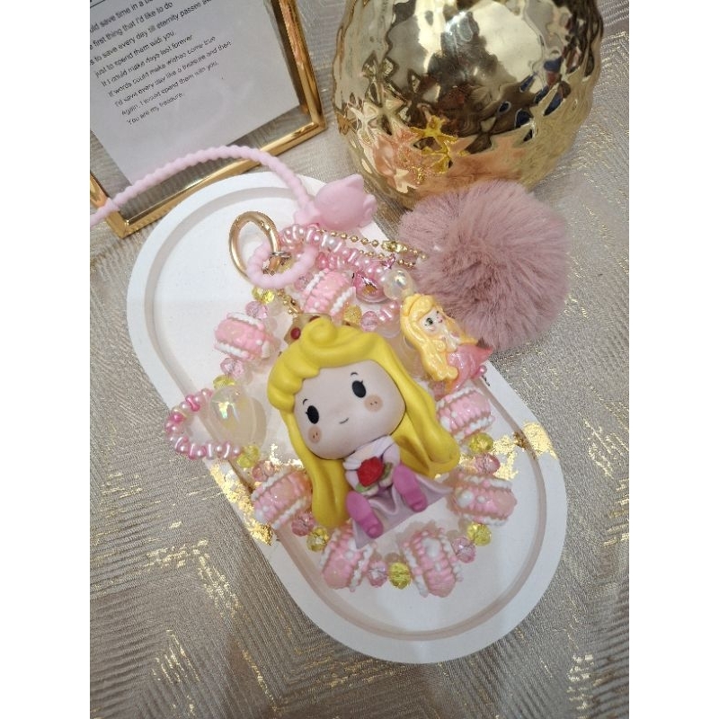 Bag charm disney princess full painting