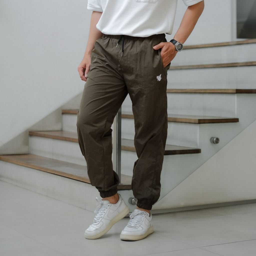 Celana Panjang Olahraga Pria Sport Parasut Original Trackpants Jogger Long Pants Unisex Premium