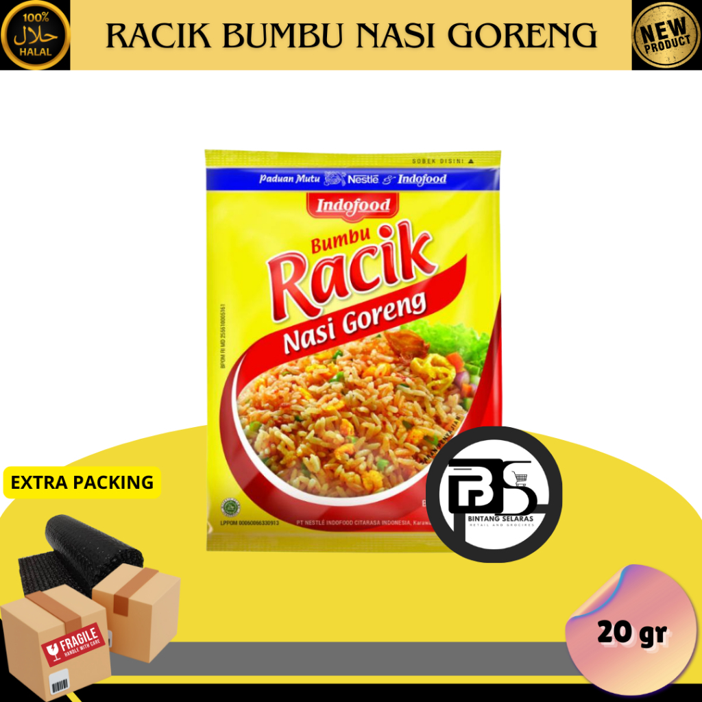 

BUMBUM RACIK NASI GORENG 20GR RCG ISI 10 PCS